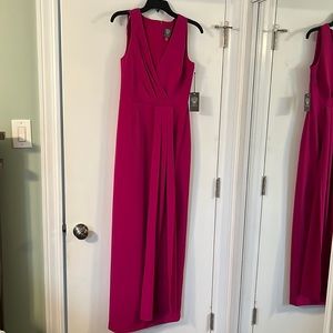 Vince Camuto long formal pink dress